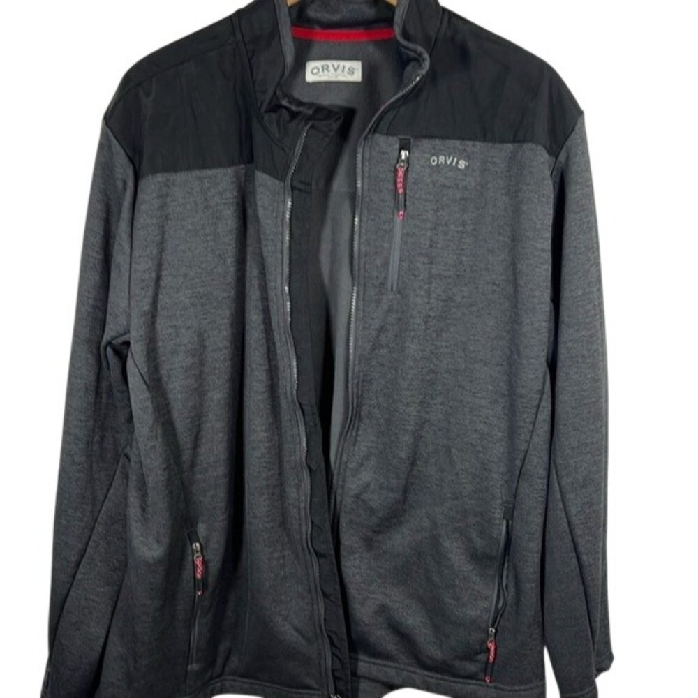 Men’s‎ Orvis lightweight zip-up jacket fleece XXL